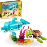 LEGO Creator 3 in 1 Delfin und Schildkröte 31128