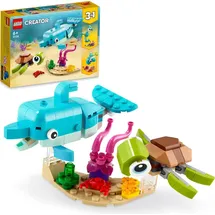 LEGO Creator 3 in 1 Delfin und Schildkröte 31128