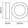 LEDVANCE LED Wandleuchte Aluminium 4,5 cm spritzwassergeschützt grau