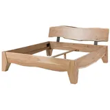 MASSIVMOEBEL24.DE Bett Akazie 180x200 Akazie natur lackiert PURE ACACIA 314
