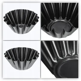 Kadax Gugelhupfform, aus Blech mit Antihaftbeschichtung, 21 cm, Schwarz
