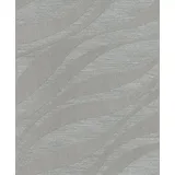 Rasch Textil Rasch Tapete 608069 - Vliestapete in Silber mit Wellen und changierendem Effekt aus der Kollektion Sky Lounge