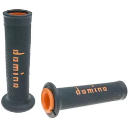Griffe Domino A010 On-Road schwarz / orange (Enden offen)