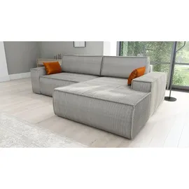 mebloland Ecksofa TOR mit Schlaffunktion. Farbe: Grey. - Grau