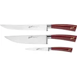 Berkel Elegance Messerset 3-tlg. Rot