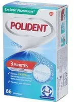 Polident® 3 Minutes nettoyant Comprimés Effervescents 66 pc(s)