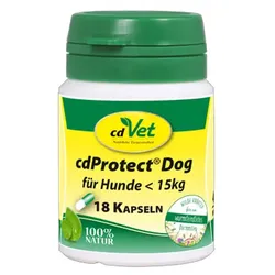 cdVet | cdProtect Dog Natürlicher Schutz vor Wurmbesatz 18 Kapseln