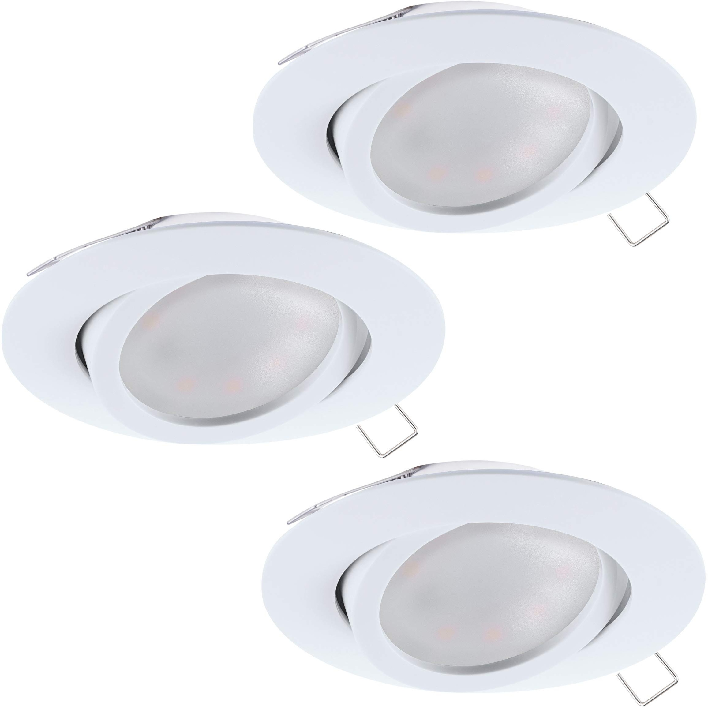 Farbe: Weiß Ø: 12 cm Smart Home Einbaulampe EGLO connect LED Einbauleuchte Fueva-C Kunststoff Material: Metallguss Weißtöne und Farben einstellbar dimmbar 
