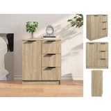 vidaXL Sideboard Sonoma-Eiche 60x30x70 cm Holzwerkstoff