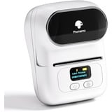 Phomemo Etikettendrucker M110 Mini Bluetooth Drucker, Thermodrucker, Tragbare Etikettendrucker, Kompatibel für Android und iOS, Geeignet für Kleidung, Supermarkt, Schmuck und Mehr, Weiß