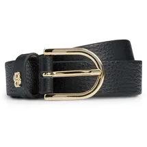 Boss Gürtel Leder schwarz 70
