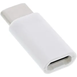 InLine USB-C auf Micro-USB Adapter Weiß