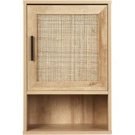 Beliani Bad-Wandschrank 40 cm Hellbraun