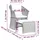 vidaXL Garten-Lounge-Set 2-tlg. grau