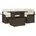 vidaXL Garten-Sofa-Set 5-tlg. braun