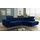 Sofnet Ecksofa Caris mit Schlaffunktion und einstellbare Kopfstützen, Wohnlandschaft mit Bettkasten, Couch, Sofa, (Dunkelblau (K... & Couches, Wohnlandschaften, Ecksofas