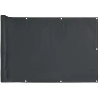 VidaXL Balkonverkleidung 600 x 75 cm Anthrazit PVC