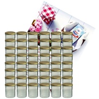 Mambocat 48er Set Sturzglas 350 ml Marmeladenglas Einmachglas Einweckglas