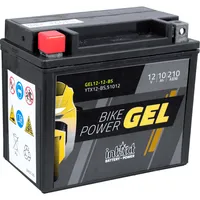 Intact Bike-Power GEL Motorradbatterie GEL12-12-BS, 10Ah (DIN 51012, YTX12-BS