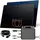 sunniva Balkonkraftwerk Full Black Bifazial 1000/800 W inkl. 2 x 500 W N-Typ Glas-Glas Bifacial Module