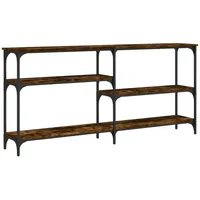 VidaXL Konsolentisch Räuchereiche 160x29x75 cm Holzwerkstoff