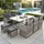 Swing&Harmonie Vegas Polyrattan Sitzgruppe Esstisch Lounge Gartenmöbel Essgruppe Sitzgarnitur Set - versch. Ausführungen