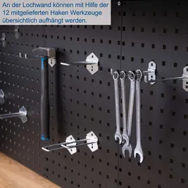 SCHEPPACH GWS08 Werkstattwagen, flexibele modulare Bauweise