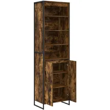 vidaXL Hohe Schränke 2 pcs Raucharbe 60 x 36 x 200 cm Holzwerkstoff