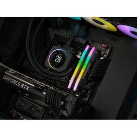 Corsair Vengeance RGB DDR5 32GB DDR5-6200, CL36 Intel XMP 3.0 Desktop-Arbeitsspeicher – Schwarz