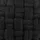 Beliani Pouf Samtstoff 45 x 35 x 45 cm Schwarz