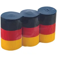 Werola Krepppapier Dekobänder Deutschland 38 g/qm 3 Rollen