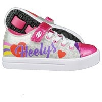 Heelys X2 Snazzy Silver Rainbow Heart - pink - 34