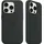 Apple iPhone 15 Pro Silikon Case mit MagSafe schwarz