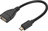Speedlink Mikro USB auf USB 2.0 OTG Adapter HQ - vergoldete Kontakte, bis zu 480 Mbit/s, schwarz