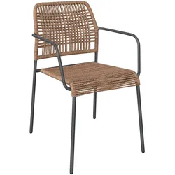 Ambia Garden Stapelsessel KARACHO - B/H/T ca. 53,00x78,00x63,00