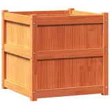 vidaXL Pflanzkübel 2 Stk. Wachsbraun Massivholz Kiefer