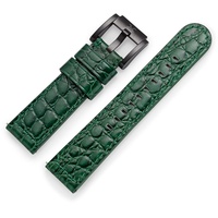 TW Steel Marc Coblen Armband Uhrenband Uhrenarmband Leder 22 MM Kroko Dunkelgrün LB_DG_K_B
