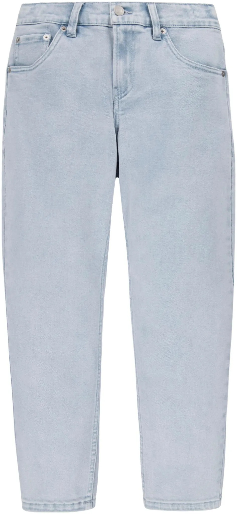 Stretch-Jeans LEVI'S KIDS "LVB STAY LOOSE TAPER JEANS" Gr. 10 (140), N-Gr, silberfarben (silver linin) Jungen Jeans Bekleidung for BOYS