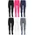 TupTam Strumpfhose Mädchen Bunt Gemustert 6er Pack – Warme Strickstrumpfhosen für Herbst und Winter, Farbe: Schwarz 2x Dunkelblau Weiß Grau Pink, Größe: 116-122 - 116-122