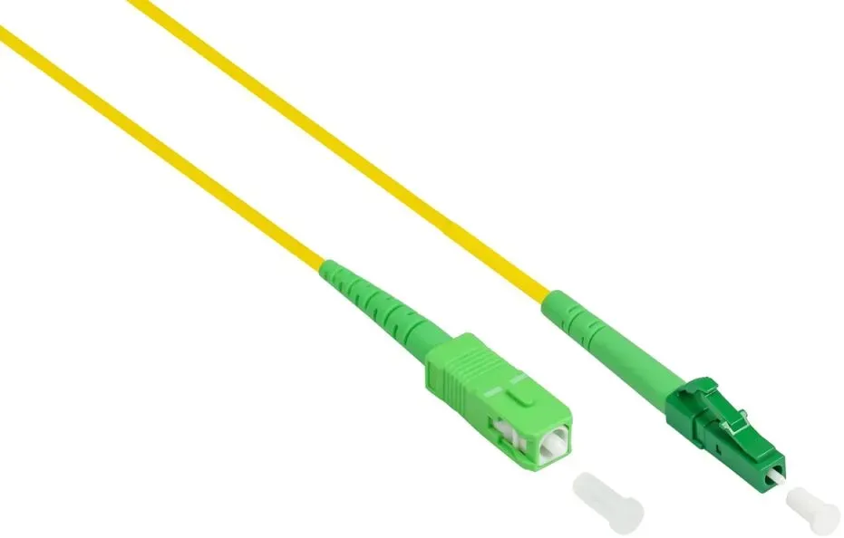Alcasa LW-S910LASA InfiniBand/Glasfaserkabel 10 m LC SC Gelb