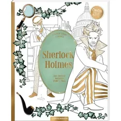 COPPENRATH 95452 Sherlock Holmes - Das große Malbuch zum 1.Fall - Creative Time