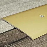PROVISTON | bergangs- | Aluminium 80 x 3.5 x 1000 mm Goldfarbig Bodenprofil Metallprofil Übergangsschiene