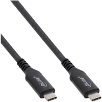 InLine USB4 Kabel, USB-C Stecker/Stecker, 8K60Hz, schwarz, 1m
