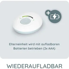 Alecto DBX110 - DECT Babyphone mit Full ECO-Modus, weiß/blau