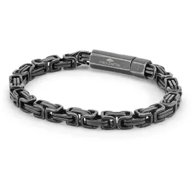FYNCH-HATTON The King Chain Armband Edelstahl grau FHJ-0026-B-19 Größe onesize