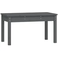 VidaXL Gartenbank Grau 80x44x45 cm Massivholz Kiefer