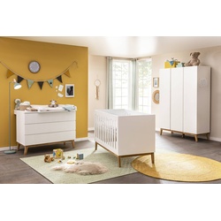 Portobello Babyzimmer-Set Venta 4tlg. Holzoptik Weiß