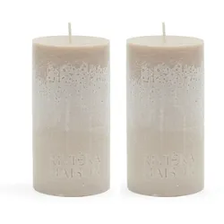 Riviera Maison ECO Stumpenkerzen 2er Set Kerzen 2 pair 