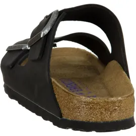 Birkenstock Arizona SFB Natural Leather, Oiled black Größe: 36
