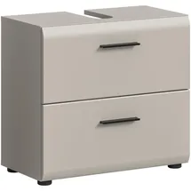 xonox.home Waschbeckenunterschrank – beige – Maße cm B: 60 H: 55